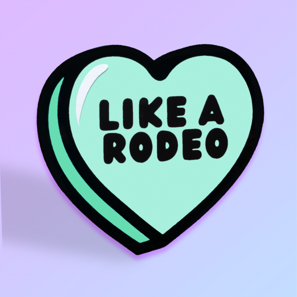 Like a Rodeo' Candy Heart Card - Image 4