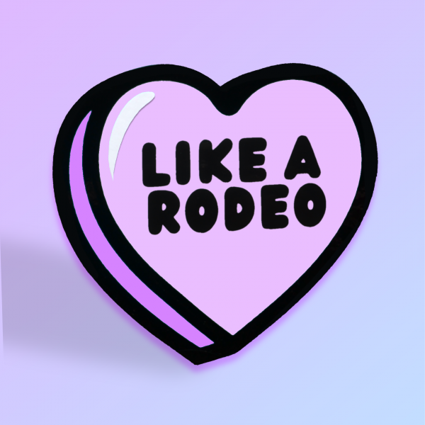 Like a Rodeo' Candy Heart Card - Image 3