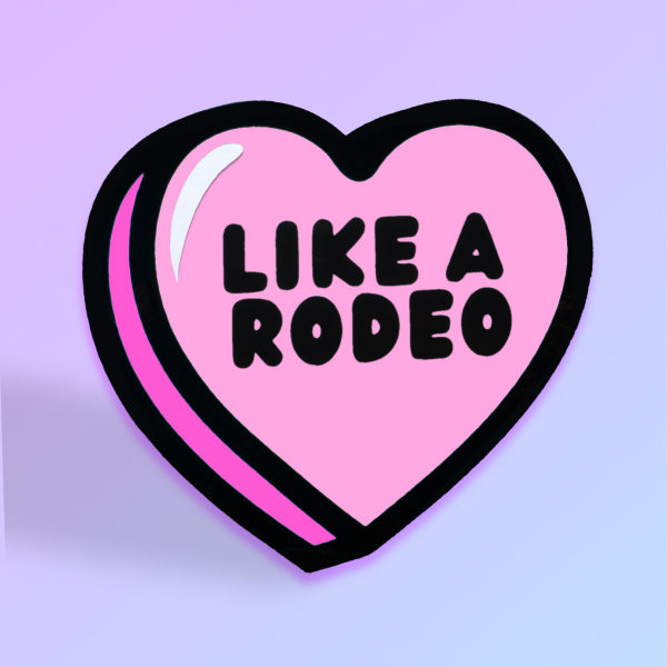 Like a Rodeo' Candy Heart Card - Image 2