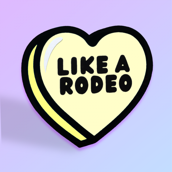 Like a Rodeo' Candy Heart Card - Image 5