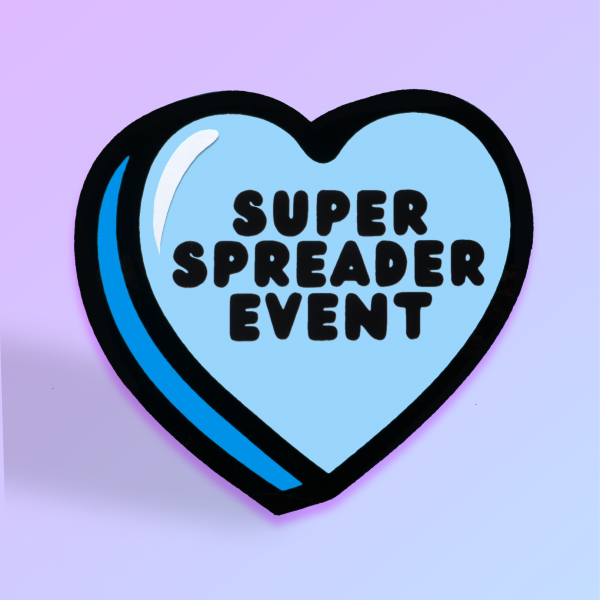 Super Spreader' Candy Heart Card - Image 4