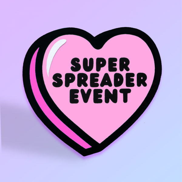 Super Spreader' Candy Heart Card - Image 5