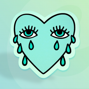 'Pretty Crier' Card